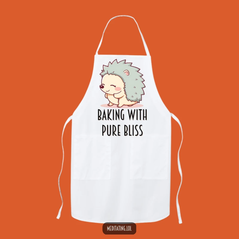 Funny Giggling Hedgehog Apron: Cook with Giggles and Style