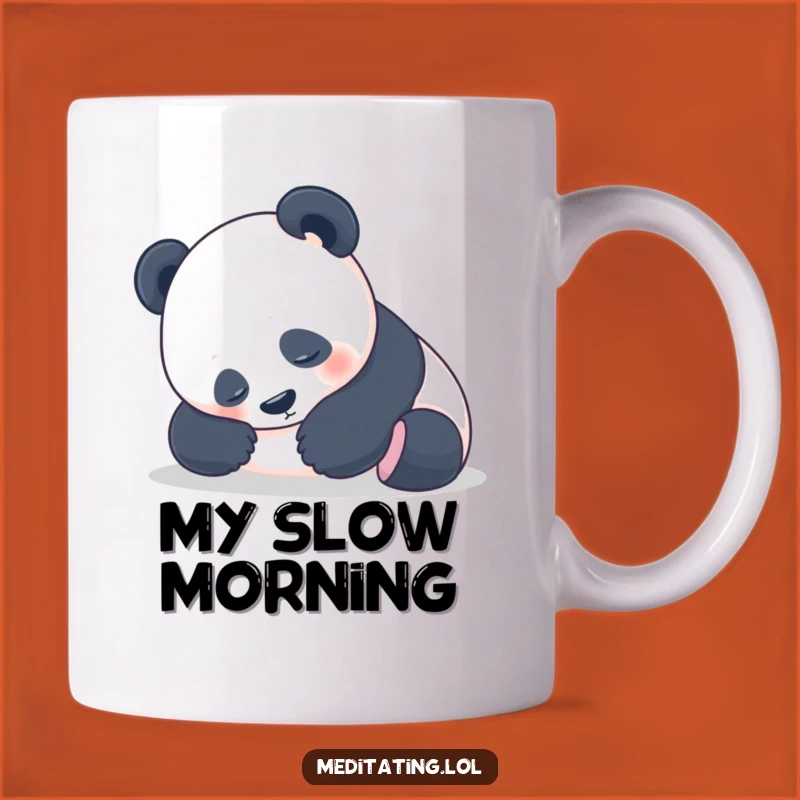 Funny Panda Resting Mug: Peaceful Paw Pose Gift for Relaxed Souls