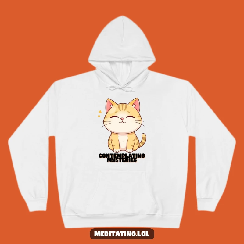 Funny Cat Hoodie: Soft Hum, Perfect Cozy Curiosity Gift