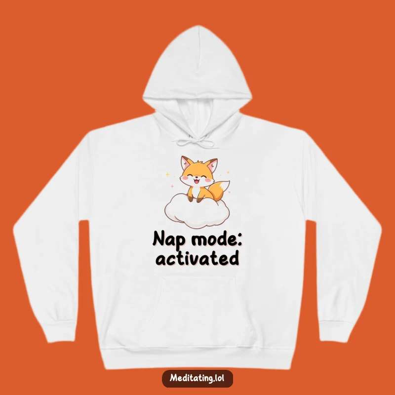 Funny Fox Cloud Cushion Hoodie: Cozy & Joyful Creature Gift