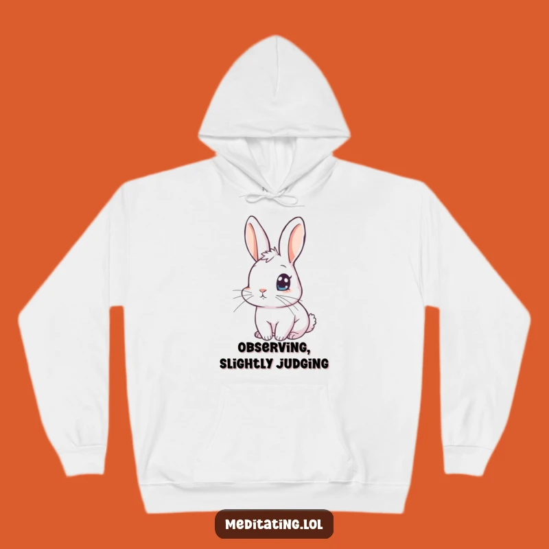 Funny Rabbit Hoodie: Cozy Comfort with a Peek of Humor