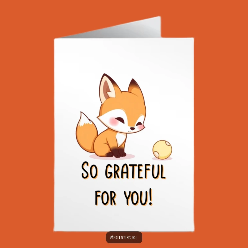 Free Printable Fox Thank You Card: Curious Gratitude for a Playful, Downloadable Gift