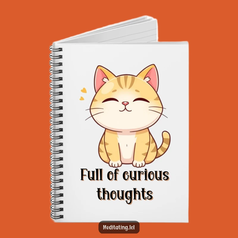 Funny Cat Notebook: Hum & Jot Journal, Perfect Curious Gift