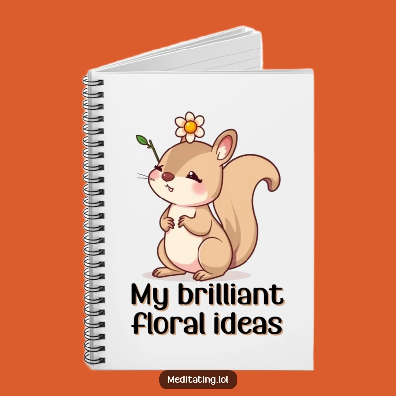 Funny Determined Squirrel Notebook: Plan Your Success
