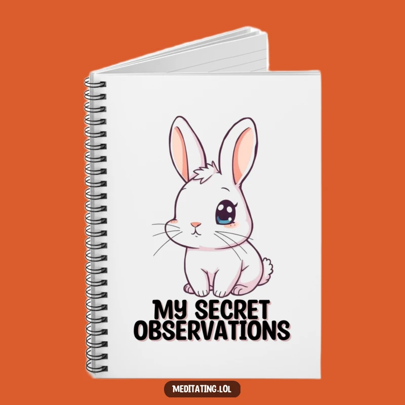 Funny Rabbit Notebook: Jot Down Ideas with Curious Wit