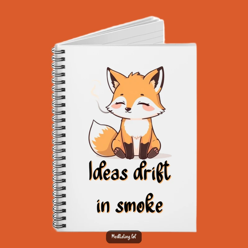 Funny Fox Notebook: Smoke Break Journal, Perfect Creative Humor Gift