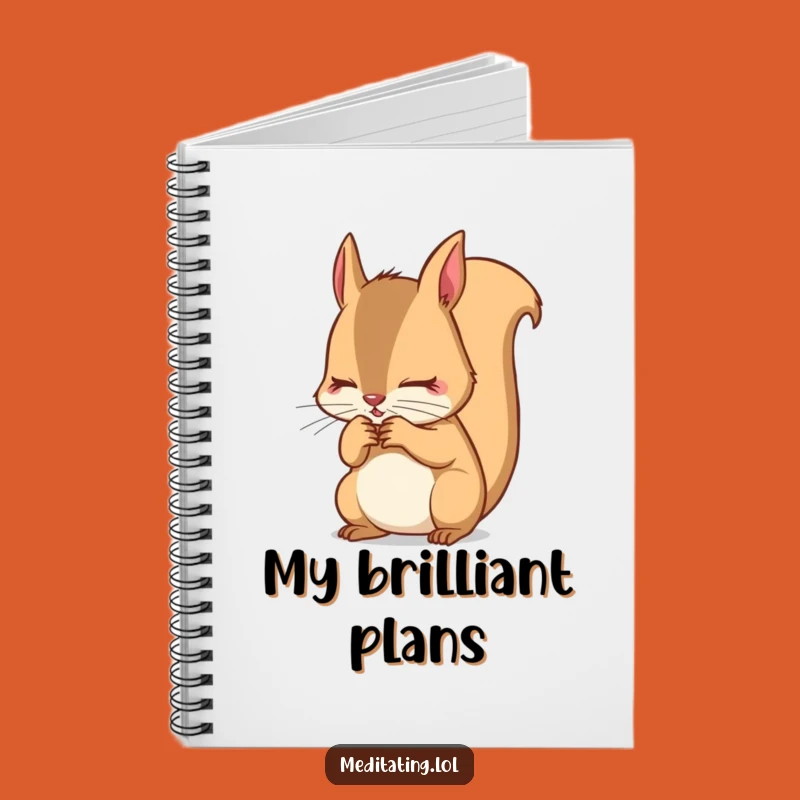Funny Squirrel Focus Notebook: Breath Journal, Gift for Planners
