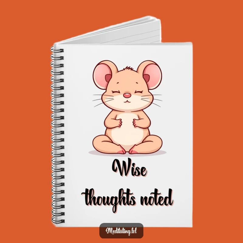 Funny Mouse Meditation Notebook: Zen Journal for Peaceful Thoughts